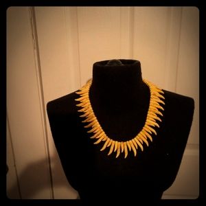 Vintage yellow necklace